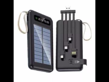 Smart solar power bank 10000 mah